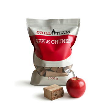 Apple chunks voor op de bbq bij grill discounter