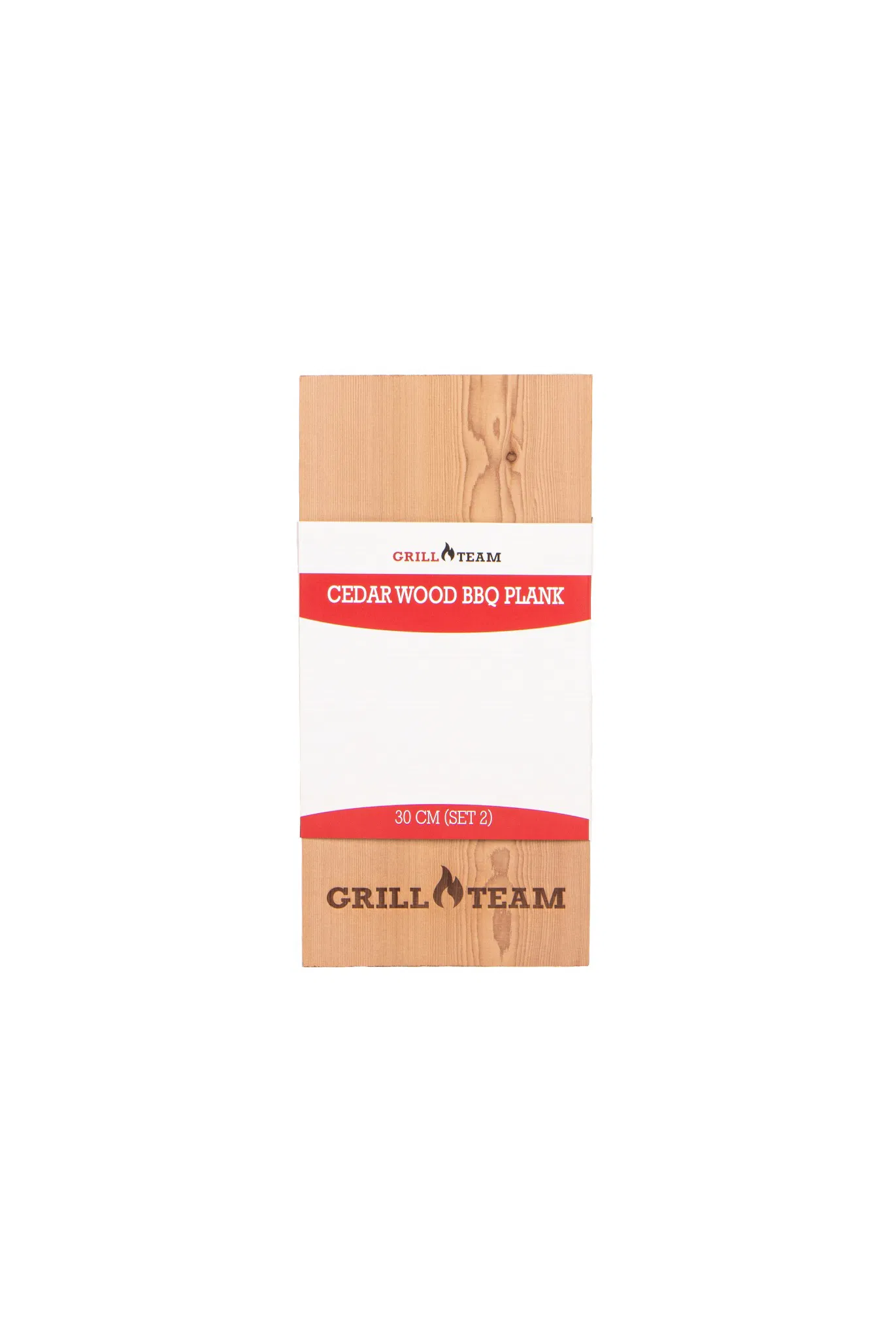GrillTeam Cedar Rookplank 30 cm (2 stuks)