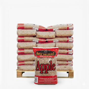 50 zakken appel pellets bij grill discounter